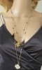 GOLD CHAIN NECKLACE celebrity STAINLESS STEEL